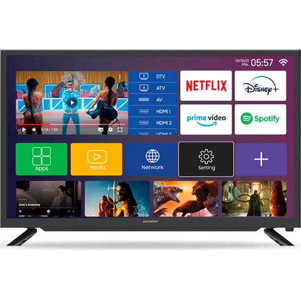 Hyundai – Android Smart TV LED de 43″ Full HD – Compraderas