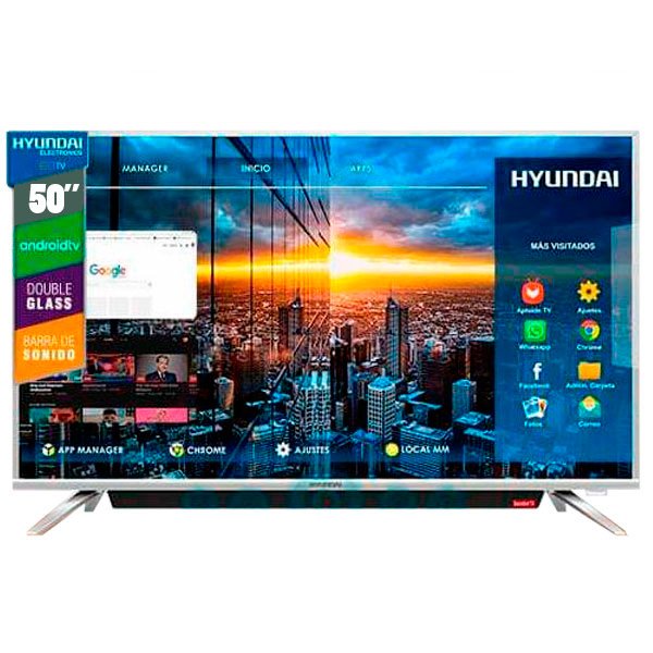 Hyundai – Android Smart TV LED de 50″ Ultra HD 4k – Compraderas