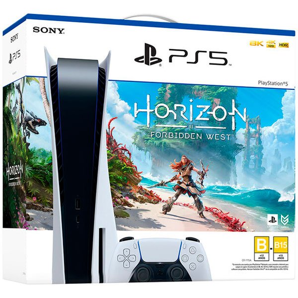 Sony – PlayStation 5 + Juego Horizon Forbidden West – Compraderas