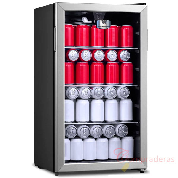 White Westinghouse – Frigobar 125LT Puerta de vidrio – Compraderas